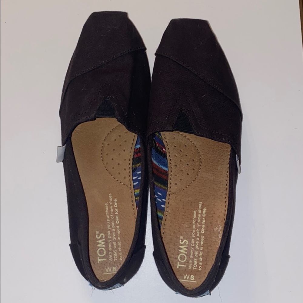 Toms - Black On Black Women's Canvas Classics
